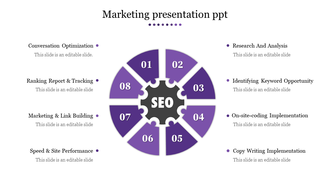 marketing presentation ppt-Purple